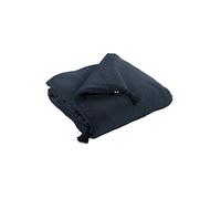 OUREA - Chemin de Lit 90x200cm Capitonné Gaze de Coton Minuit - Altobuy Bleu G