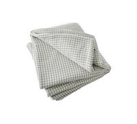 AltoBuy Joel - Chemin de Lit 90x200cm Gaze de Coton Vichy Coloris Eucalyptus