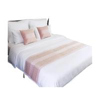 Chemin de Lit Chemin de lit en Velours Luxe for Maison, hôtel, Chambre à Coucher, Serviette Brillante, Couvre-lit, Protecteur, décoration literie, Mariage(02,45x210cm 1pcs)