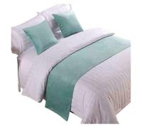 Chemin de Lit Chemin de lit, jeté, décoration d'hôtel, Maison, Drapeau, Chambre à Coucher, Mariage, Queue, Serviette, taie d'oreiller(18,50x210cm Bed Runner)