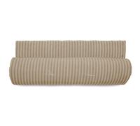 Chemin de lit coton lavé 80x200 cm LILI DÉCO marron camel