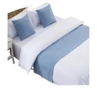 Chemin de Lit Drapeau de lit d'hôtel Simple et Moderne, Chemin en Coton Lin, Serviette, Drapeau Chambre Mariage, taie d'oreiller, décoration fête, literie(01,50x240cm 1pcs)