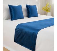 Chemin De Lit En Velours Solide Foulard De Fin De Lit Décoration De La Literie Protection Du Chemin De Lit Foulard De Fin De Lit Pas De Décoloration Pour Hôtel Chambre À Coucher Chambre De Mariage ( C