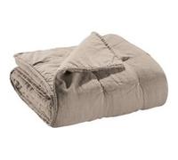 Chemin de lit stonewashed Zeff naturel 90 x 240 cm