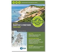 Chemin de randonnée Martha's Vineyard et carte guide pour la randonnée, le vélo, les plages et les phares | Sentiers de randonnée de Caroline Tuthill Preserve, Menemsha Hills, Santuary Neck Cedar Tree