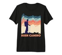 Chemin de Saint-Jacques-de-Compostelle Camino de Santiago T-Shirt Haut de Gamme