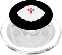 Chemin de SaintJacques de Compostelle Coquille Saint-Jacques PopSockets PopGrip pour MagSafe