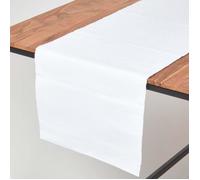 Chemin de table 100% coton Blanc