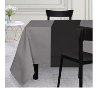 Soleil d'ocre, Venise Chemin de Table, Noir, 40x170 cm