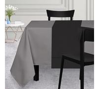 Chemin De Table 40x160 Cm Venise Noir, Par Soleil D'ocre