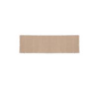 - Chemin de table à franges MAHA - 38 x 140 cm - Beige - Maha