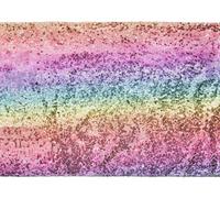 Chemin de table à paillettes, couleurs assorties, 0,3 x 5 m