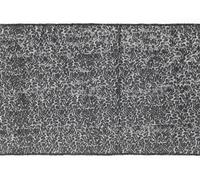 Chemin de table à paillettes noires, 0,3 x 5 m