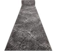 Chemin de table ARGENT Tronko Souche d'arbre gris 80cm gris 80x580 cm
