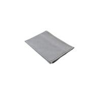 - Chemin de table avec bordure jute LINA - 140 x 40 cm - Gris - Lina