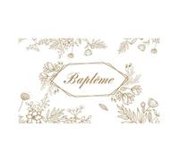 Générique Chemin DE Table BAPTÊME Fleuri 30CMX5M