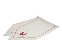 Chemin de table blanc maison de campagne 150 x 45 cm