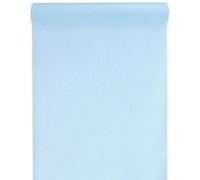 Chemin de table bleu clair 10 m de longueur taille unique bleu G