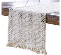 Chemin de Table Bohème Coton et Lin 30×275 cm Vendos85