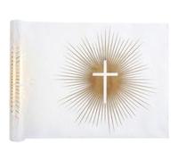 Generique Chemin de table cérémonie religieuse 30 cm x 5 m blanc
