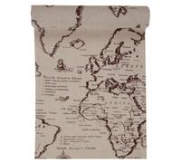 Chemin de table - CHALAYER - Voyage - 29 cm x 3 m - Beige - Coton naturel