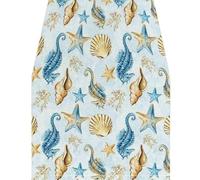 Chemin De Table Chemin de Table d'été en Forme d'étoile mer Corail, décoration Cuisine Printemps saisonnière for la fête à Maison(3,33x275cm)