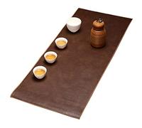 Chemin de Table Chemins de Table en Cuir PU - Double Face Tapis de Table Imperméable pour Intérieur ou Extérieur, Nappe de Table Basse de Cuisine, Facile À Nettoyer (Size : 50x100cm/19.7x39.4in)