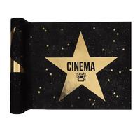 Santex mariage Chemin de Table cinéma Star Hollywood, Noir/Or