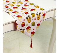 Chemin De Table De Noël Pour La Maison Décorations De Noël Pour La Maison, Meuble Tv Minimaliste Moderne, Drapeaux Longs De Table Basse, Camino De Mesa