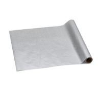 Chemin de table décoratif, argenté, 0,36 x 3 m