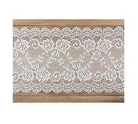 Chemin De Table Dentelle Blanche - 9 Mètres