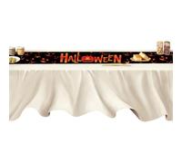 Chemin de table d'Halloween motif tête de mort, , fantôme