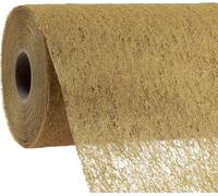 Chemin de table doré non tissé, élégant, festif 23cm x 25m pour une décoration de table pour toutes les occasions