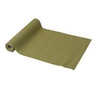 chemin de table effet lin 28cmx5m vert olive - arty fetes factory 96358 Vert G