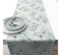 Chemin De Table En Coton Eucalyptus 40 X 150 Cm