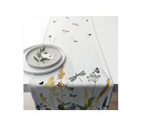 Chemin de table en coton libellules 40 x 150 cm