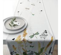 Chemin De Table En Coton Libellules 40 X 150 Cm