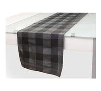 Chemin de table en coton LYAM Gris Gris G