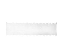 Chemin de Table en Dentelle Blanche, Polyester, Décoration de Élégante | Finition Soignée, Entretien Facile, Ambiance Romantique pour Dîner et Fêtes