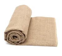 Chemin de Table en Jute Naturel LOMUG au mètre, 160 cm x 100 cm, à découper pour Mariages, Garden-Parties et célébrations - Décoration de Table écologique pour Un Style campagnard et Rustique