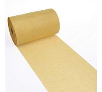 Chemin de Table en Lin Aspect Shabby Chic 20 cm - Jaune Soleil - 25 m - 69-200-25-10