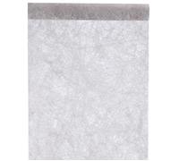 Chemin de table en polyester - SANTEX - Fanon - 30 cm x 5 m - Gris - Polyester - Décoration de table