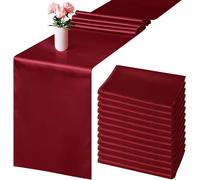 Chemin de Table en Satin 30x275cm, 2 à 10 pièces, pour fête de mariage, événements, décoration, fêtes d'anniversaire, Banquets, remise de diplôme, fiançailles ivory