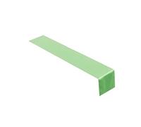 Chemin de table en satin de 30,5 x 274,3 cm de long et chemin de table lisse en tissu de soie pour mariage, banquet, réception, anniversaire, table de balcon avec chaises (vert, taille unique)