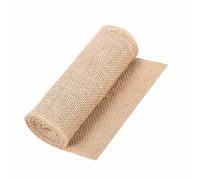 Chemin de Table en Toile de Jute, Vintage Nature Toile de Jute Jute Ruban Chemin de Table Artisanat Chaise Fête de Mariage de Noël Chemin de Table en Toile de Jute Jute Toile de