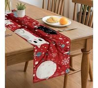 Chemin de table festif en forme de chat, chatons mignons de dessin animé, décoration de salle à manger pour la maison, les réunions de famille, 33 x 183 cm