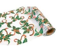 Chemin de table 'feuilles de houx'