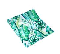 CHEMIN DE TABLE FEUILLES TROPICALES 28CMX5M Vert, Anis, Menthe, Eau