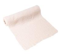 chemin de table gaze de coton 30cmx3m crème - artifetes 79322 Gris G