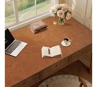 Chemin de table imperméable et résistant à la chaleur - Polyvalent pour chambre à coucher, commode, table basse - Idéal pour décoration d'intérieur - Marron - 40 x 400 cm